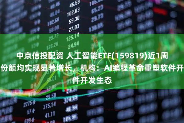 中京信投配资 人工智能ETF(159819)近1周规模、份额均实现显著增长，机构：AI编程革命重塑软件开发生态